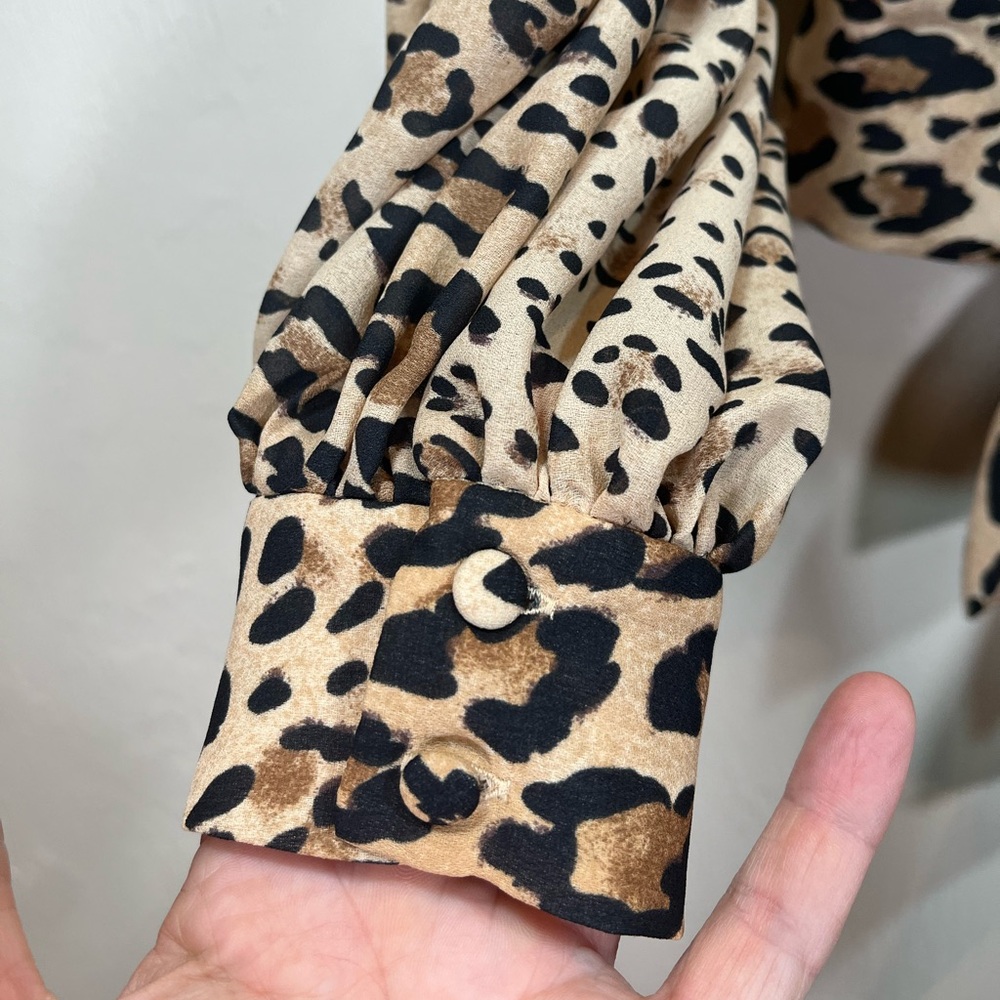 Frame Animal Print Women's Top - Picture 3 of 7